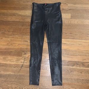 SPANX Faux Leather Leggings